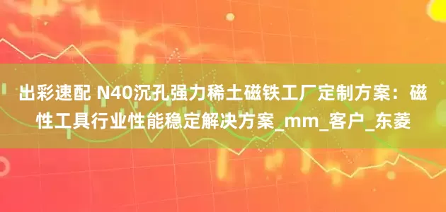 出彩速配 N40沉孔强力稀土磁铁工厂定制方案：磁性工具行业性能稳定解决方案_mm_客户_东菱